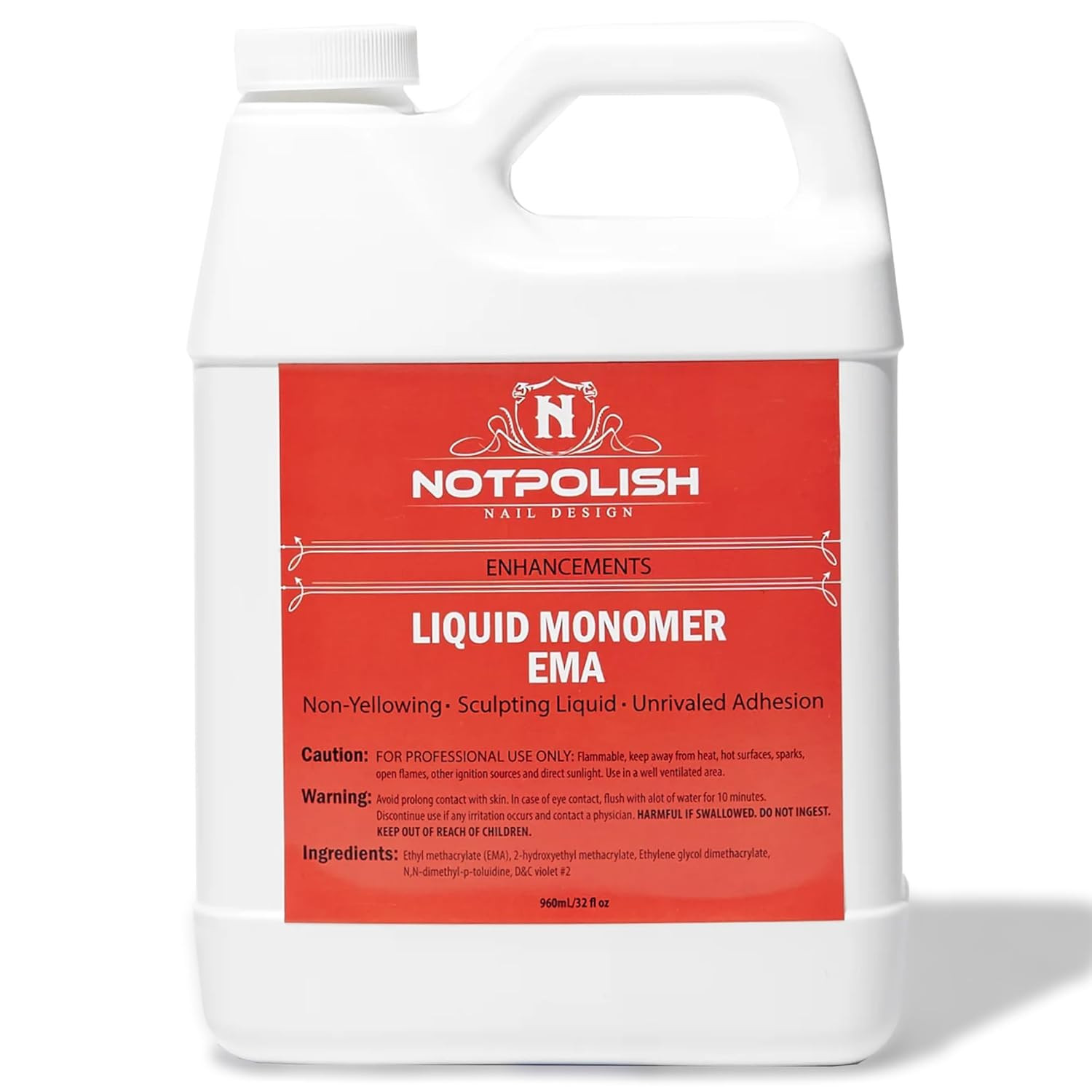 Liquid Monomer for Acrylic Nails – Professional Monomer Acrylic Nail Liquid, Low
