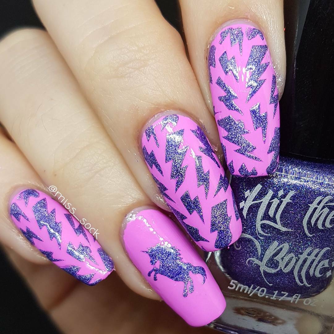 Unicorn Stencils for Nails, Nail Stickers, Nail Art, Nail Vinyls
