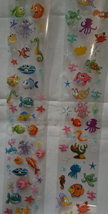 Foil Nail Art Decorations Transfer Sticker Sea Shark Turtle Designs Box Fish