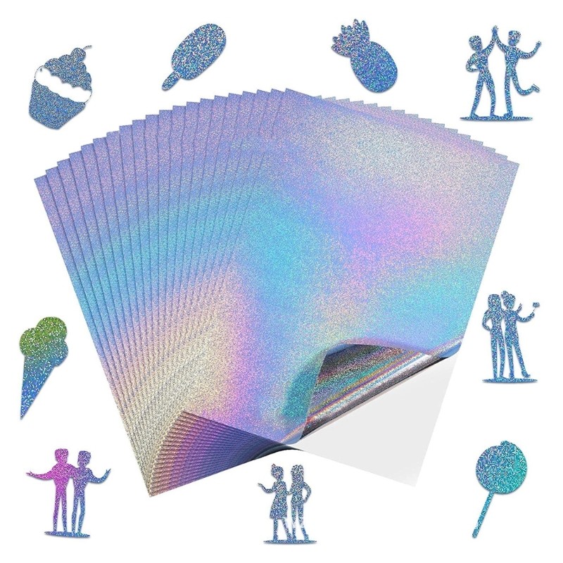 20 Sheets Printable Vinyls Sticker Paper Waterproof Sticker Paper