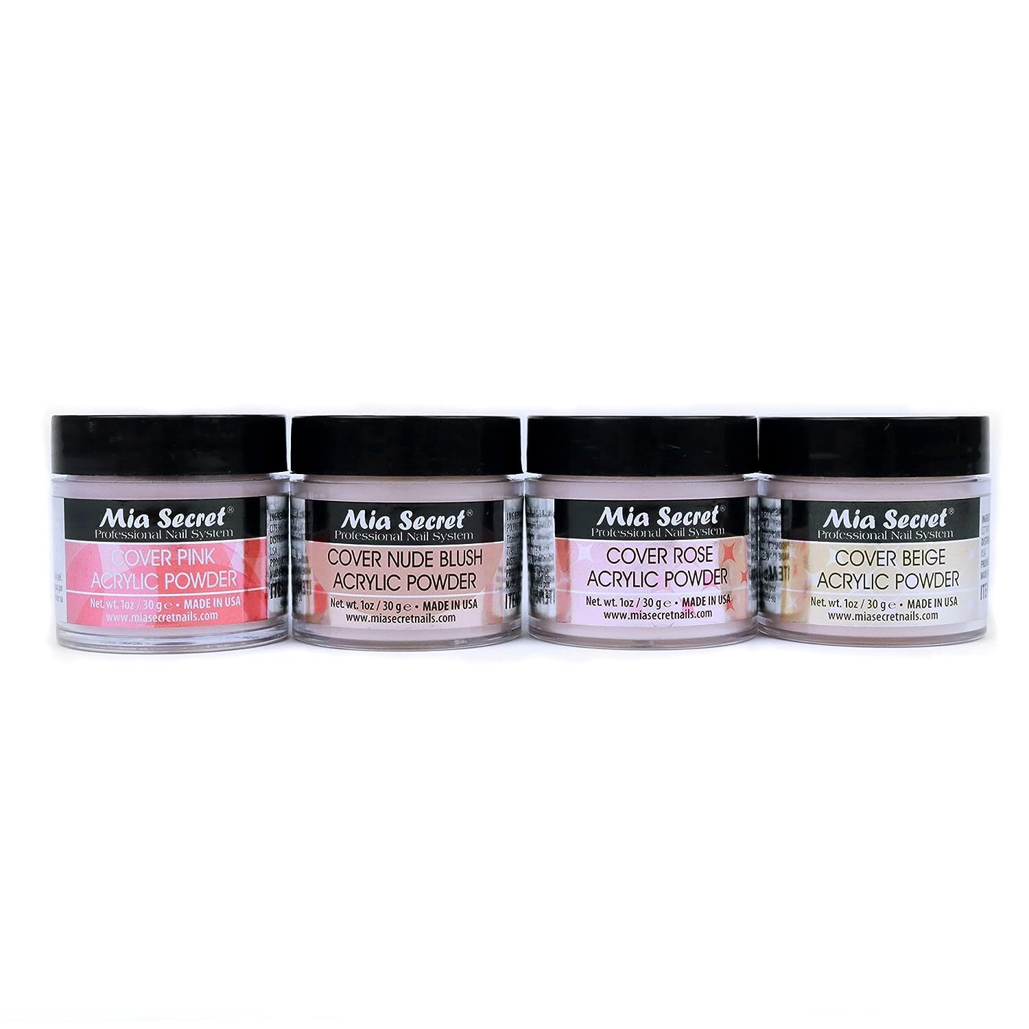 Mia Secret Cover Acrylic Powder Beige/Nude/Pink/Rose ~ All Sizes Available