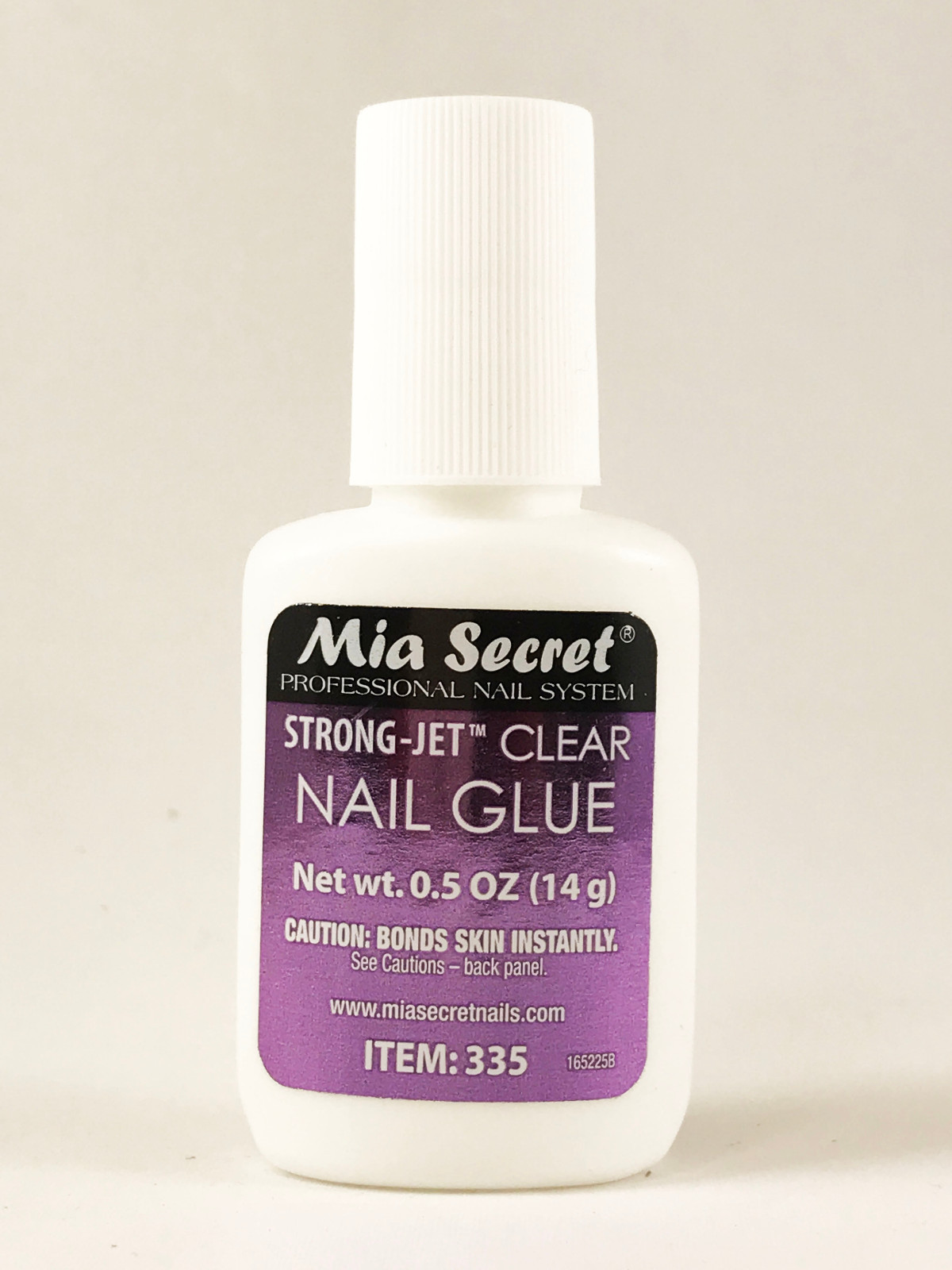 Mia Secret Strong Jet Clear Nail Glue w/ Calcium & Vitamin E 14g / 0.5 oz (335)