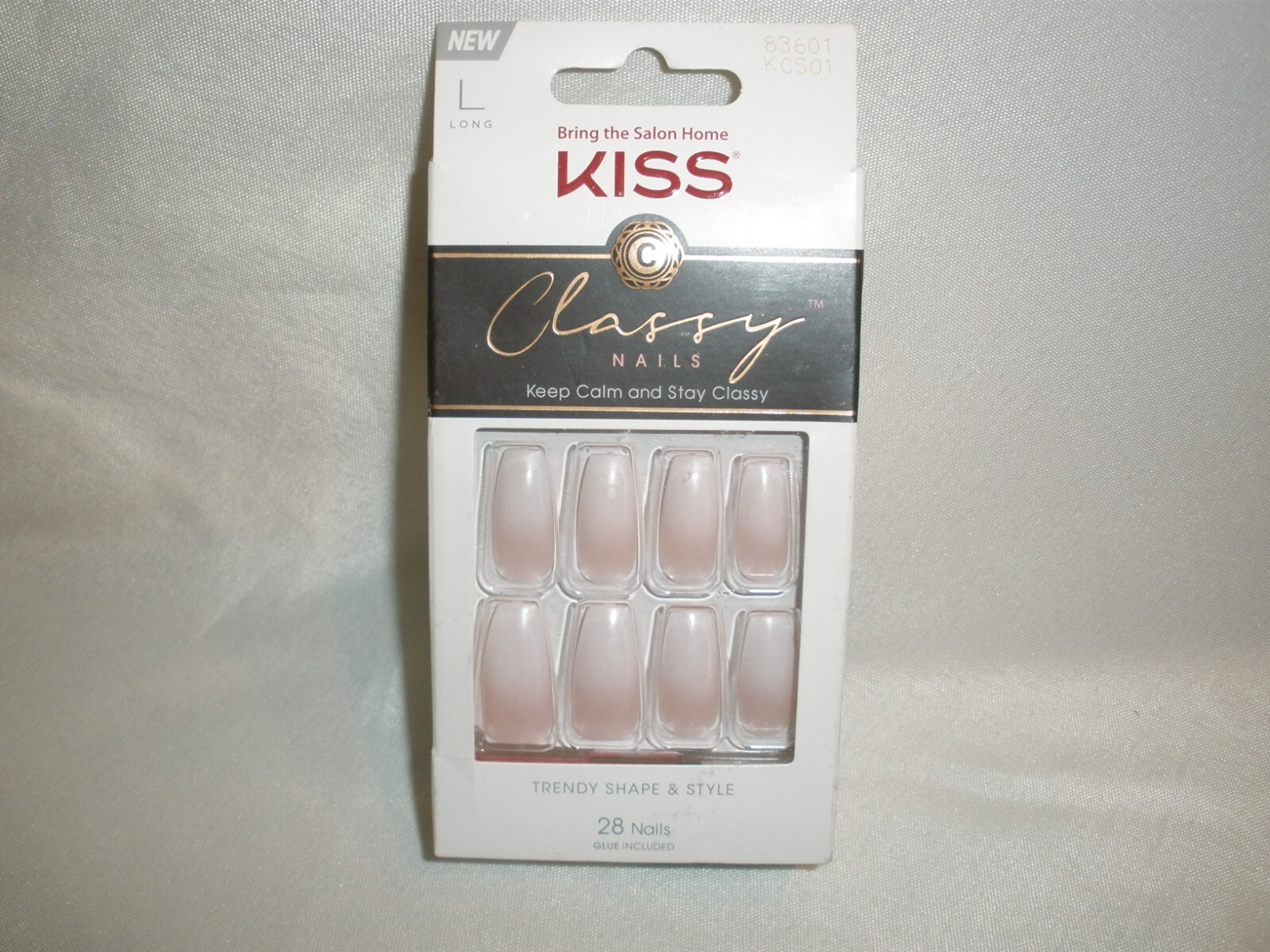 New Kiss Classy Nails L KCS01 Light Tan