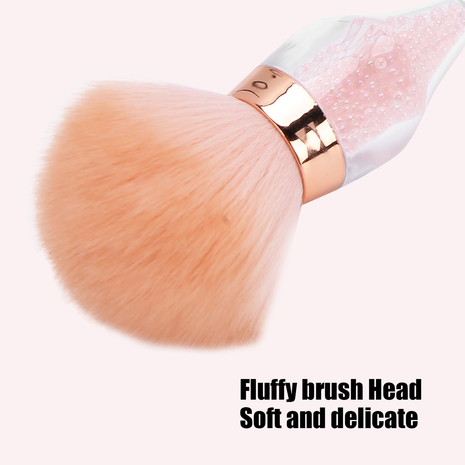 Loose Powder Brush Large Fluffy For Beauty And Makeup Professionals 14.5cm