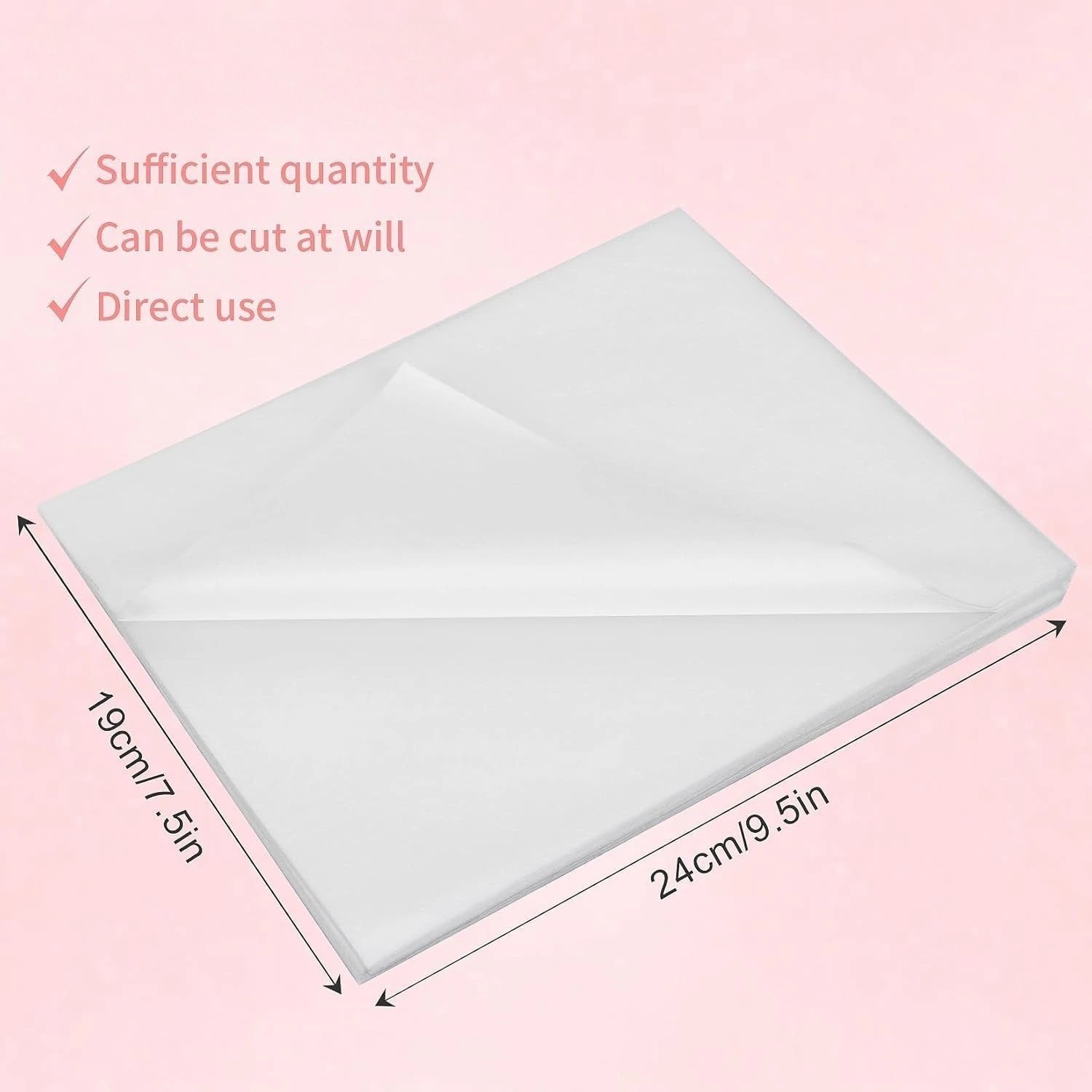 Easy to Replace & Cost-Effective Versatile 100 Pack Nail Vacuum Filter Sheets