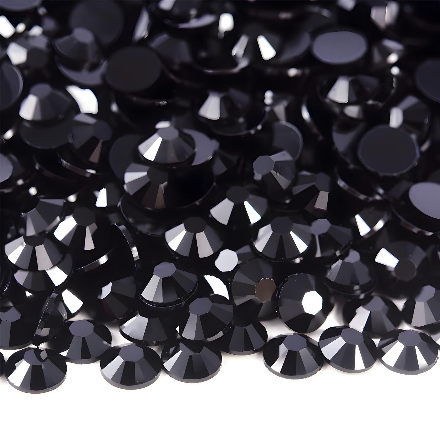 Flatback Rhinestones Round Gems for Nails Art and Crafts 4000Pcs SS6 2mm Glit…