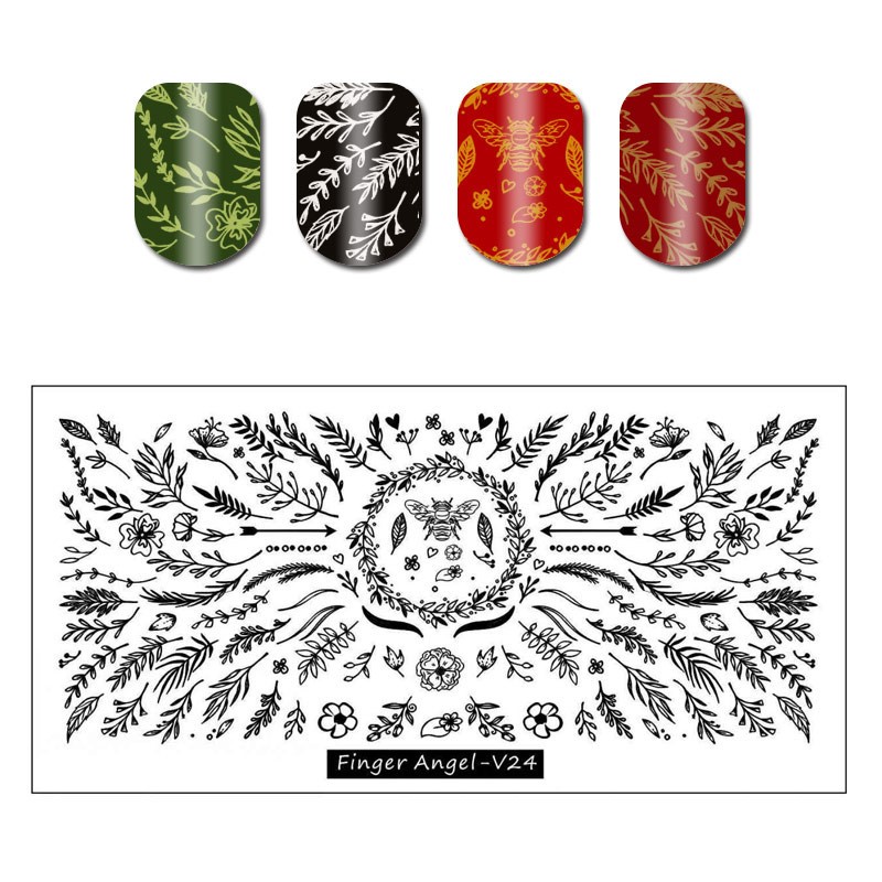 Jelly Silicone Nail Stamper Scraper Set Nail Templates Stamp For Stamping Polish
