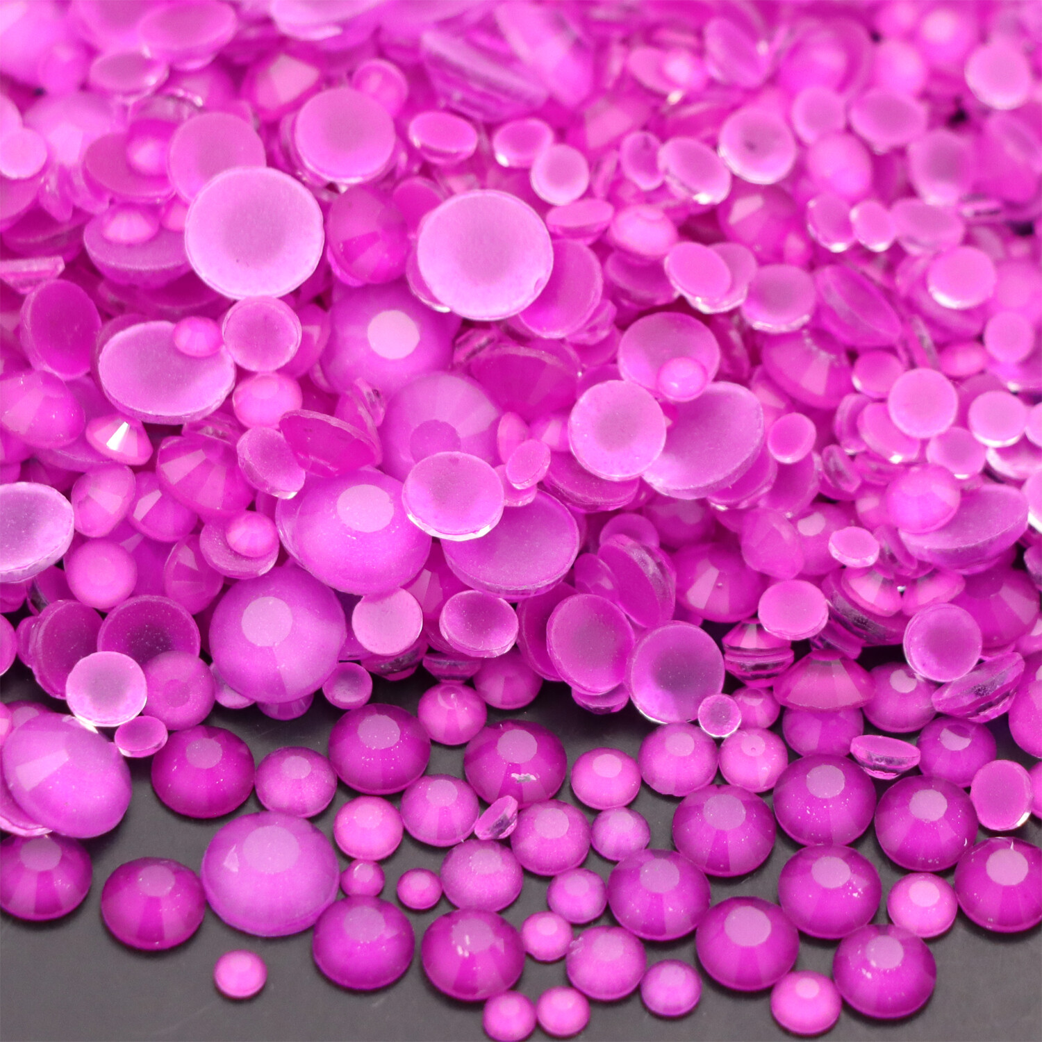 Neon Rhinestones Non Hotfix Flatback Stones Luminous Fluorescence Crystals