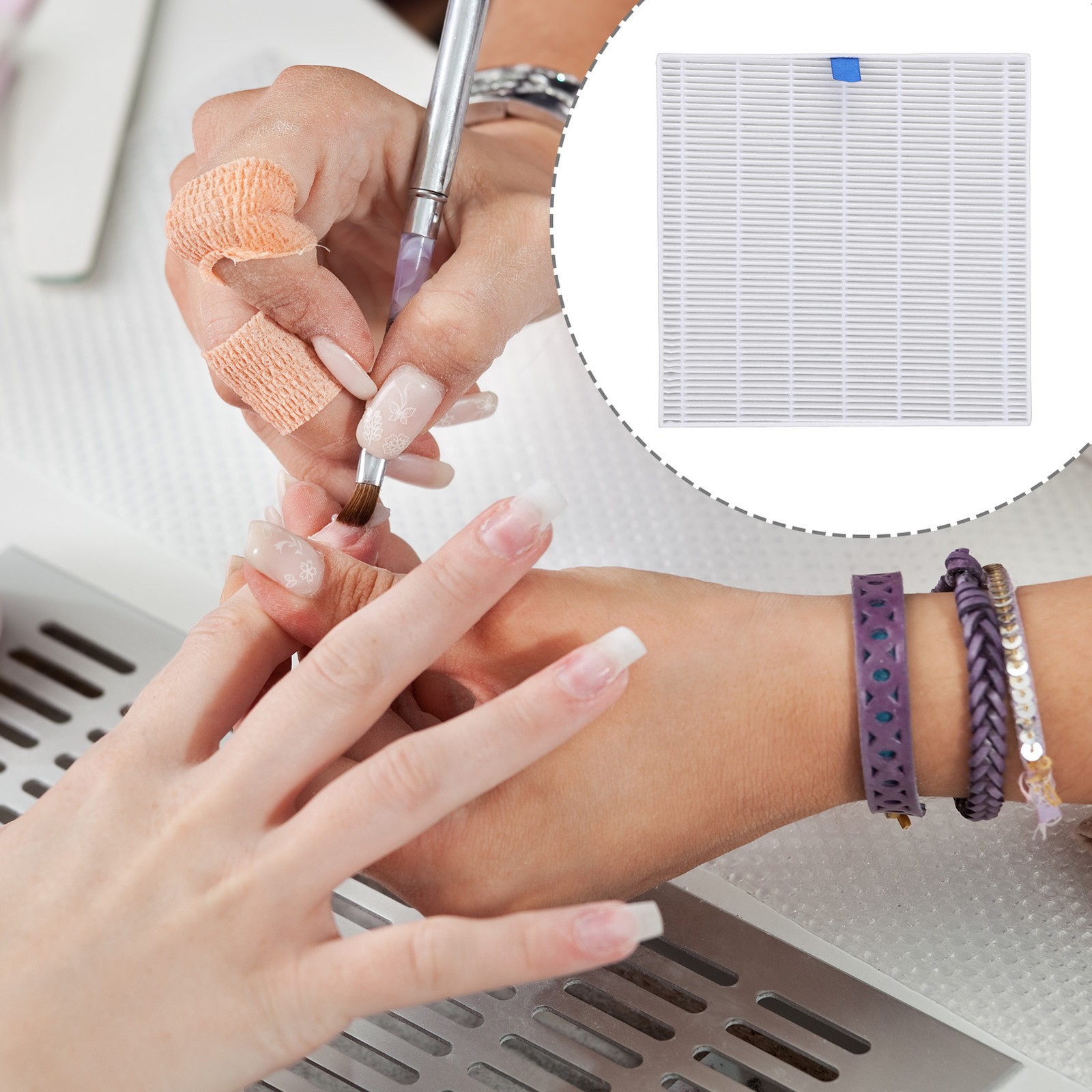 Reusable Nail Dust Collector Filter For Efficient Dust Capture Easy To Use