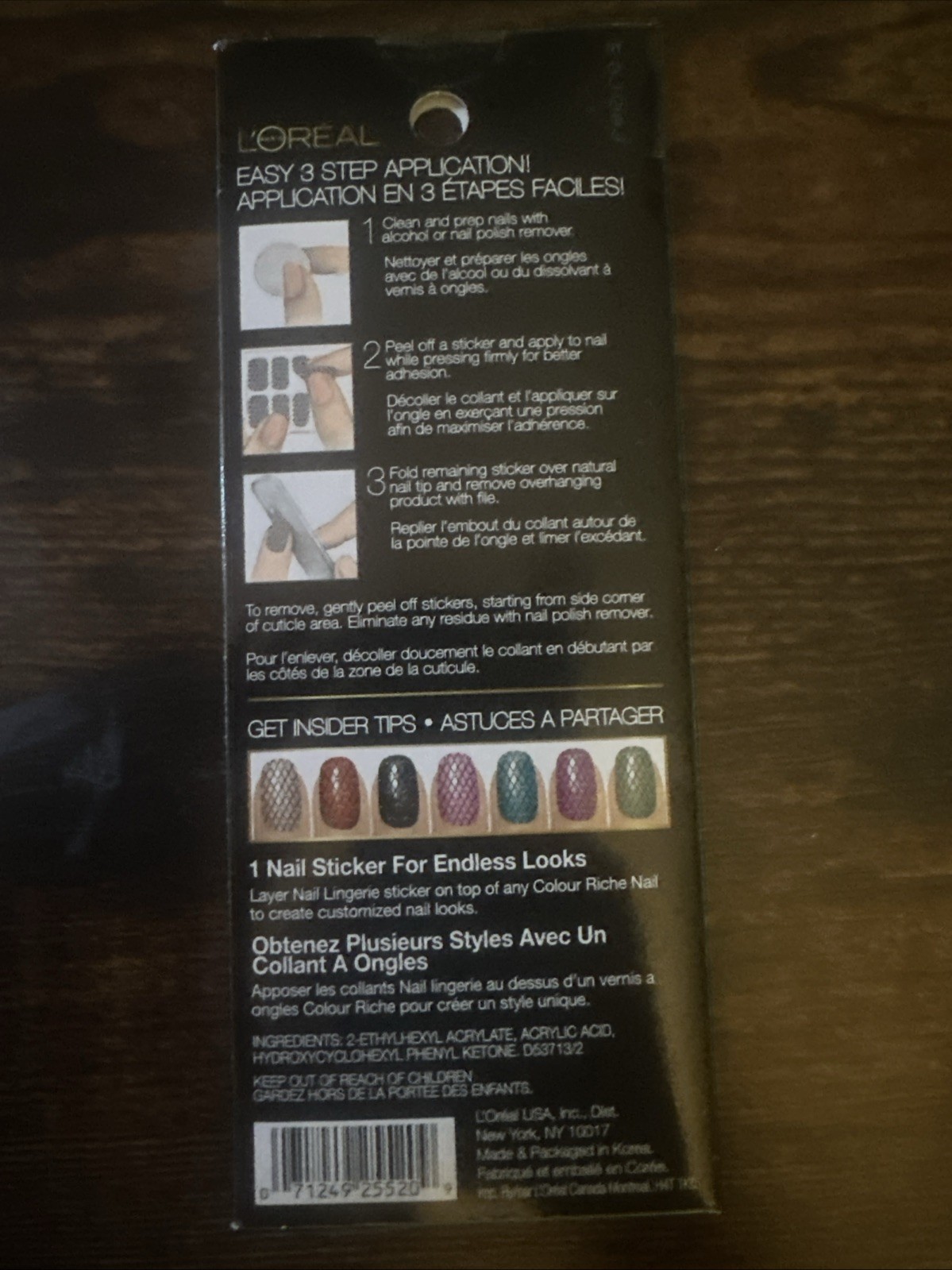 L’Oreal Colour Riche Diamond Nail Lingerie 702 *RAZZLE BE DAZZLE* Fishnet Glam