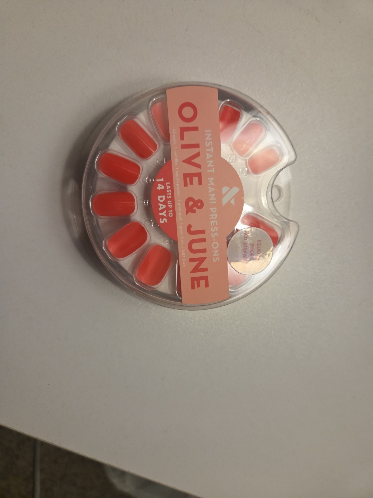 olive june press on nails