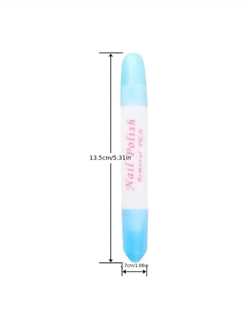 1 PC NAIL POLISH REMOVER Corrector Pen Art Varnish Correction Pens+ 3 Tips FREE