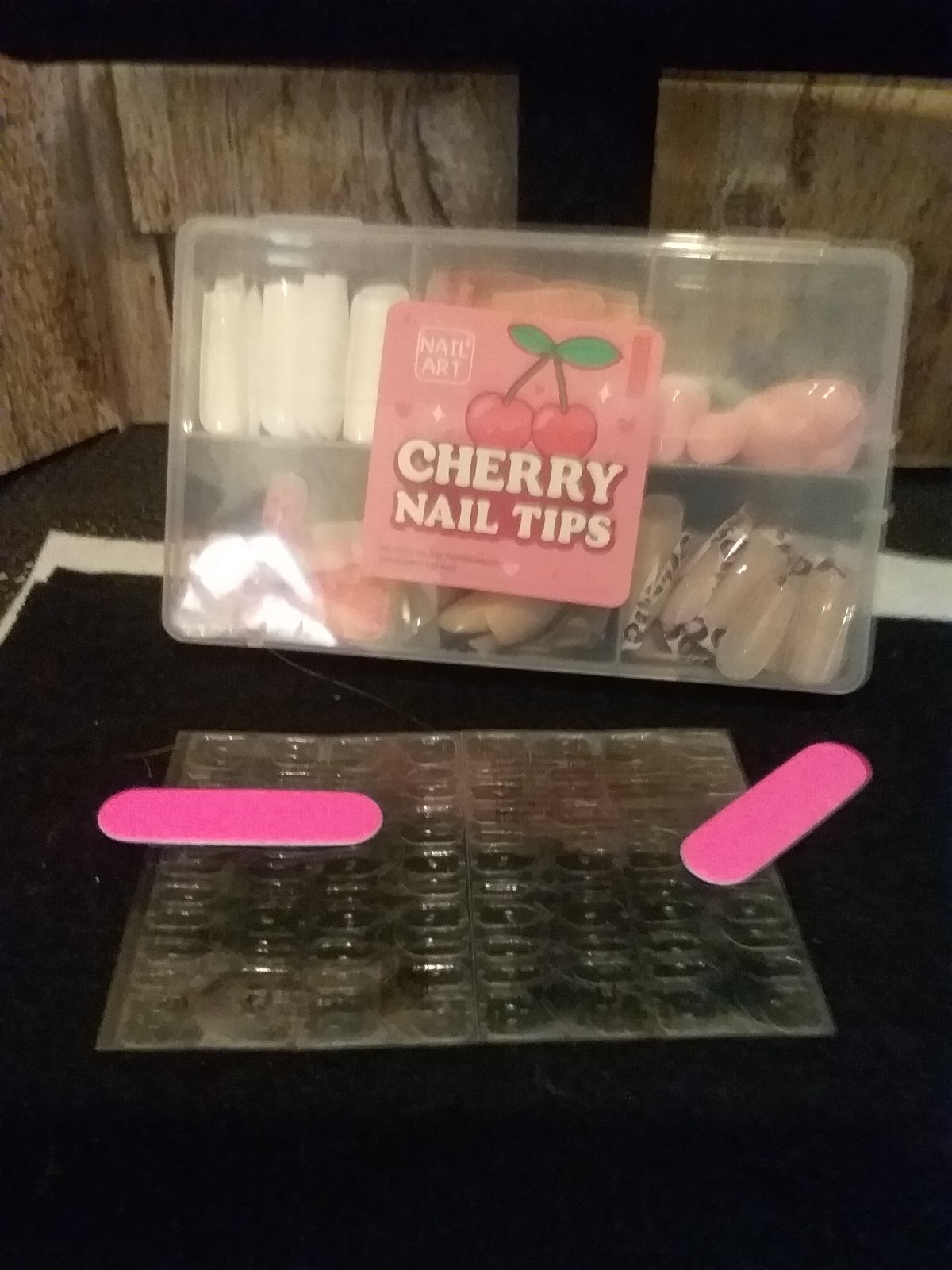 Nail Art Cherry Nail Tips