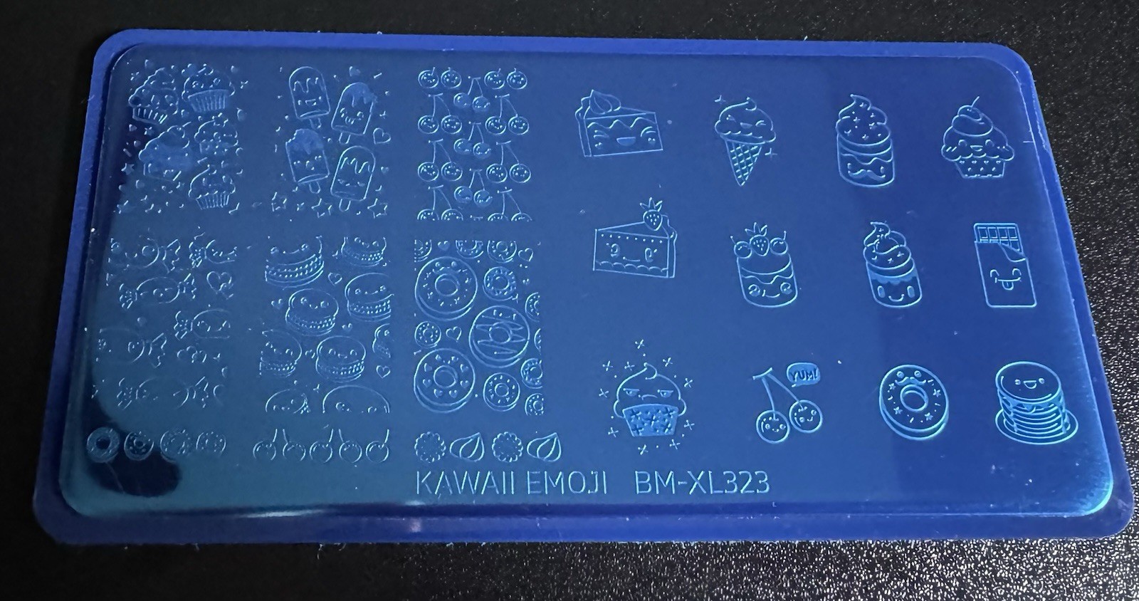 Bundle Monster Maniology Kawaii Emoji Stamping Plate BM-XL323