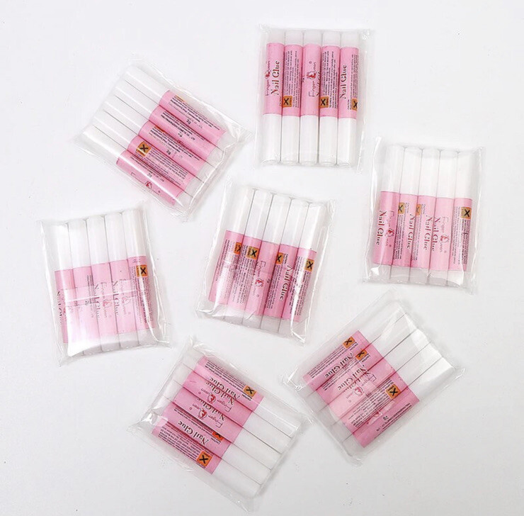 10Pcs 2g Mini Professional Beauty Nail Art Decoration Tips Acrylic Glue DIY Tool