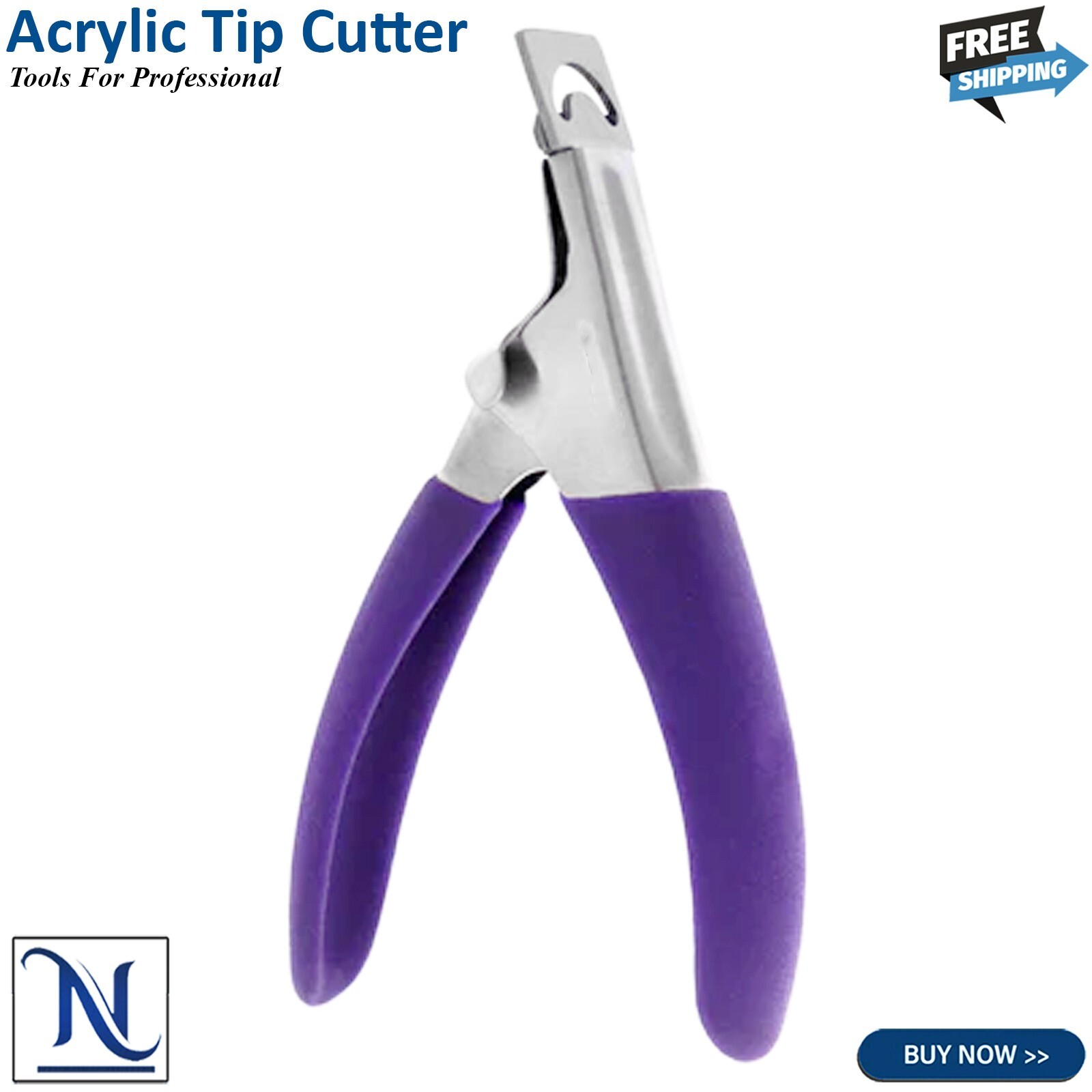 Nail Clippers Manicure Art U-shaped Scissors Cutter Fake Acrylic Trimmer Instumx