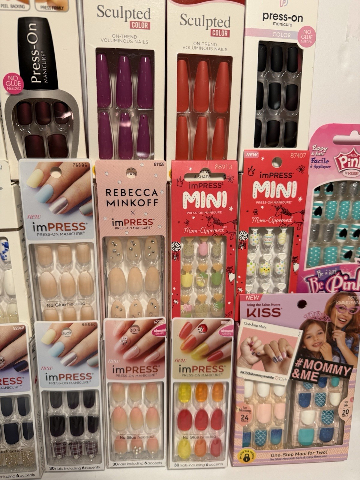 KISS NAILS imPRESS Press On Manicure💅🏻MIX!YOU CHOOSE,More Nails On My Page👀