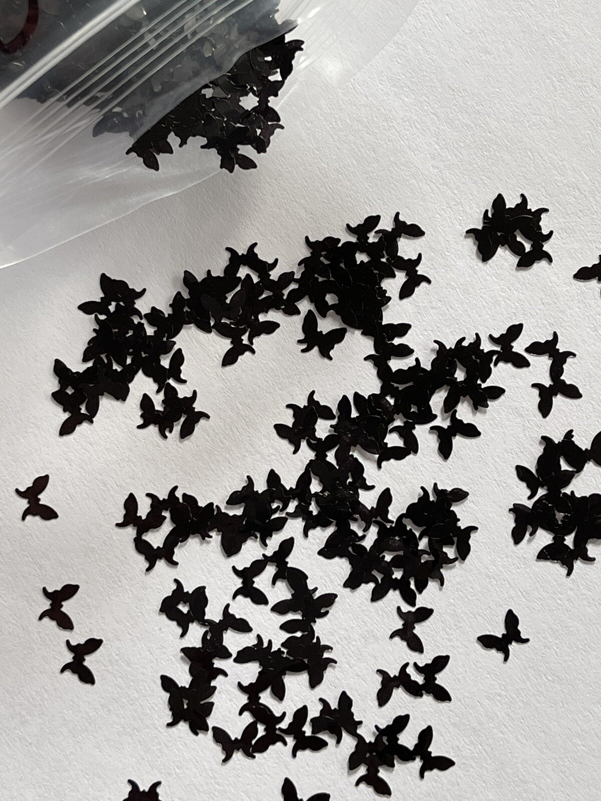 Butterfly 2 Black Nail Glitter | 1 TSP | Gel Nail Art & Acrylic