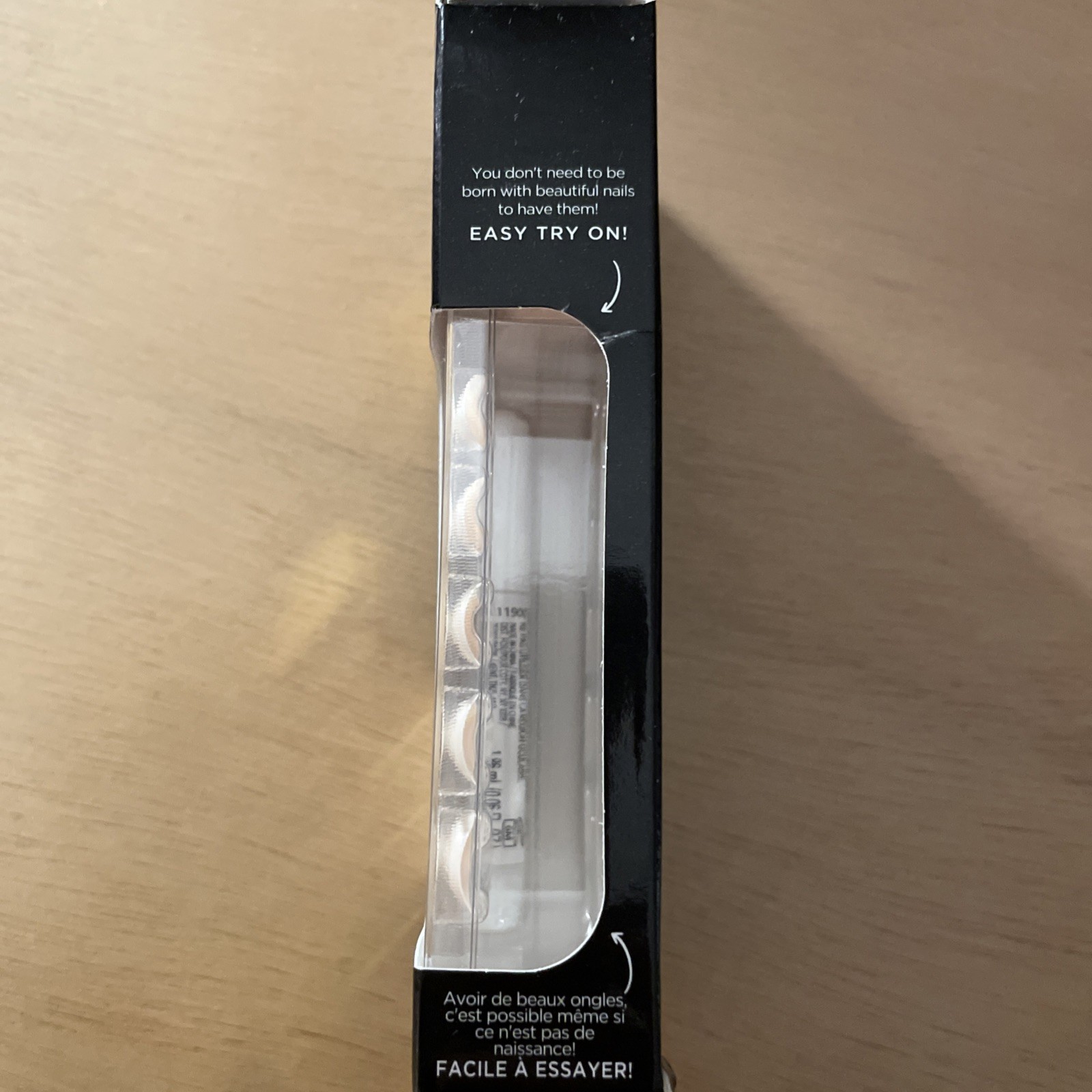 New Sally Hansen Salon Effects Perfect Manicure 24 Press-On Nails Coffin W/Glue
