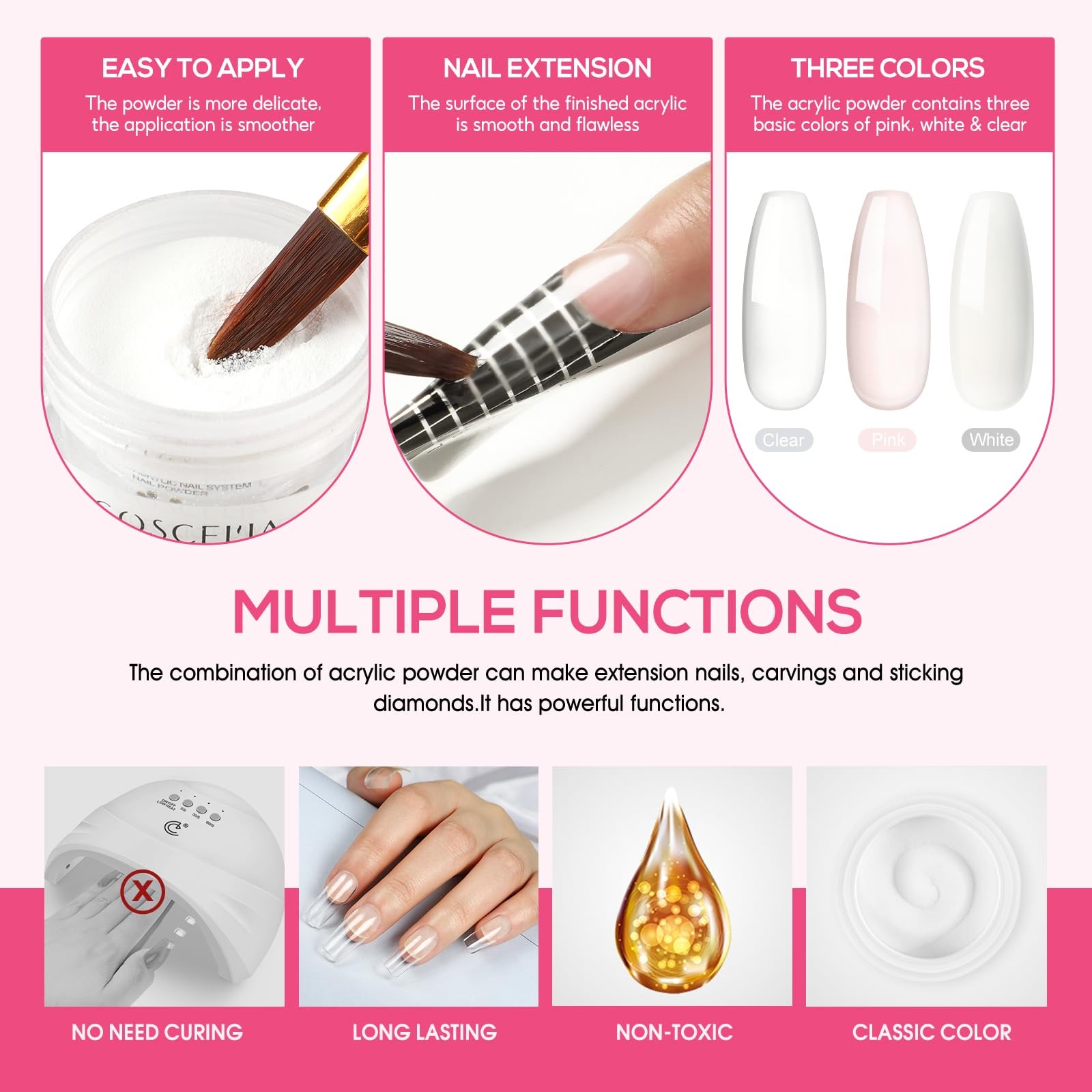 Acrylic Nail Kit for Beginners with Everything Nails Kit Acrylic Set Professi…