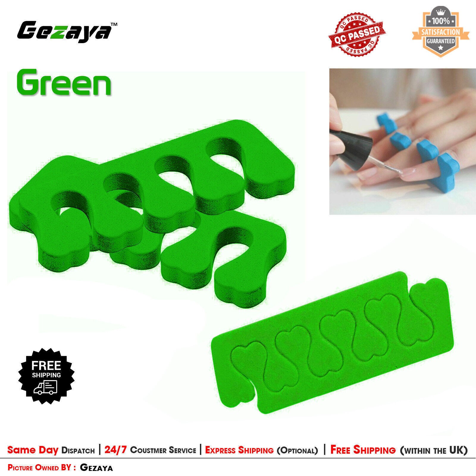 Silicone Toe Separator Bunion Corrector Foot Stretches Pain Relief Medical UK