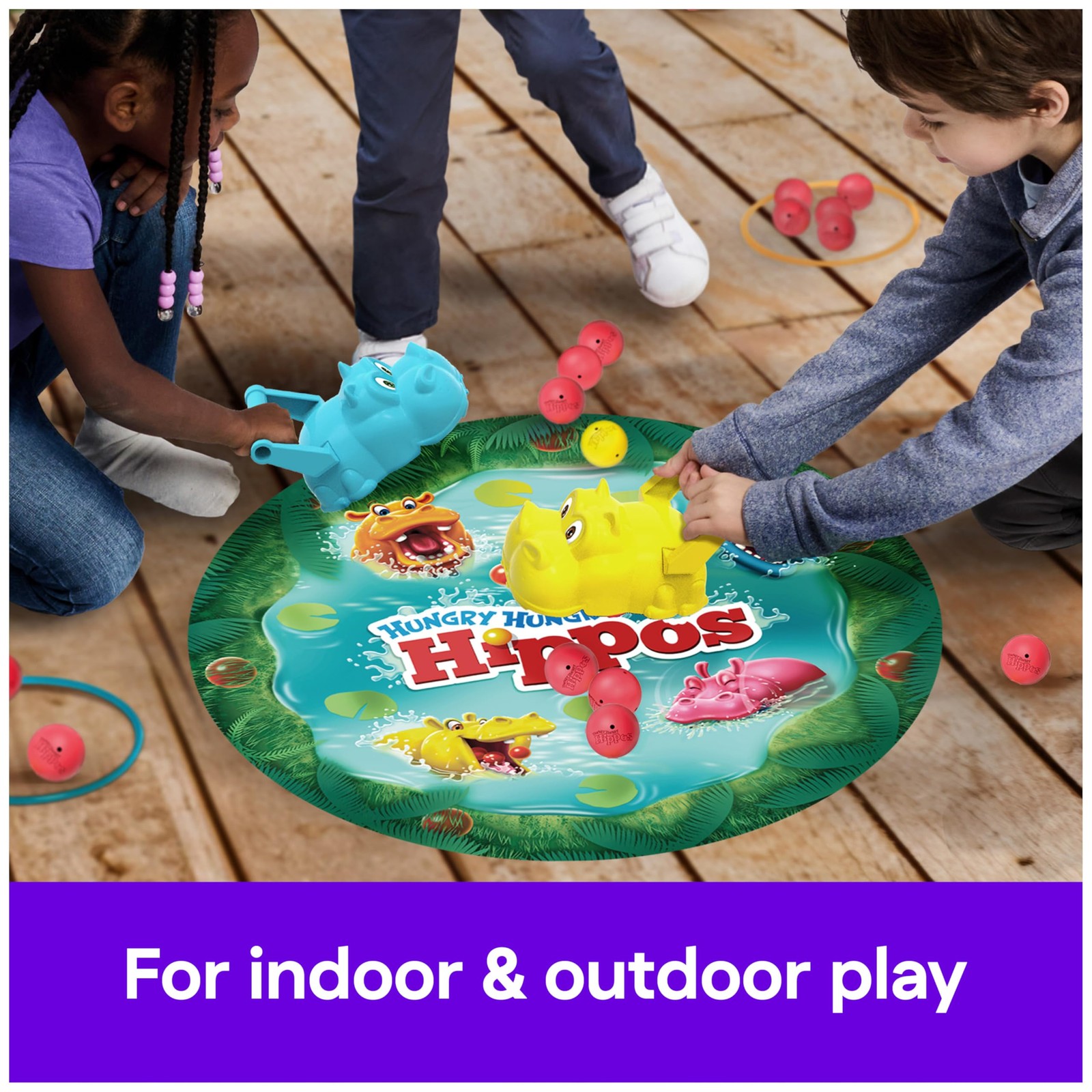 Spin Master Games, Hungry Hippos Giant One Size,