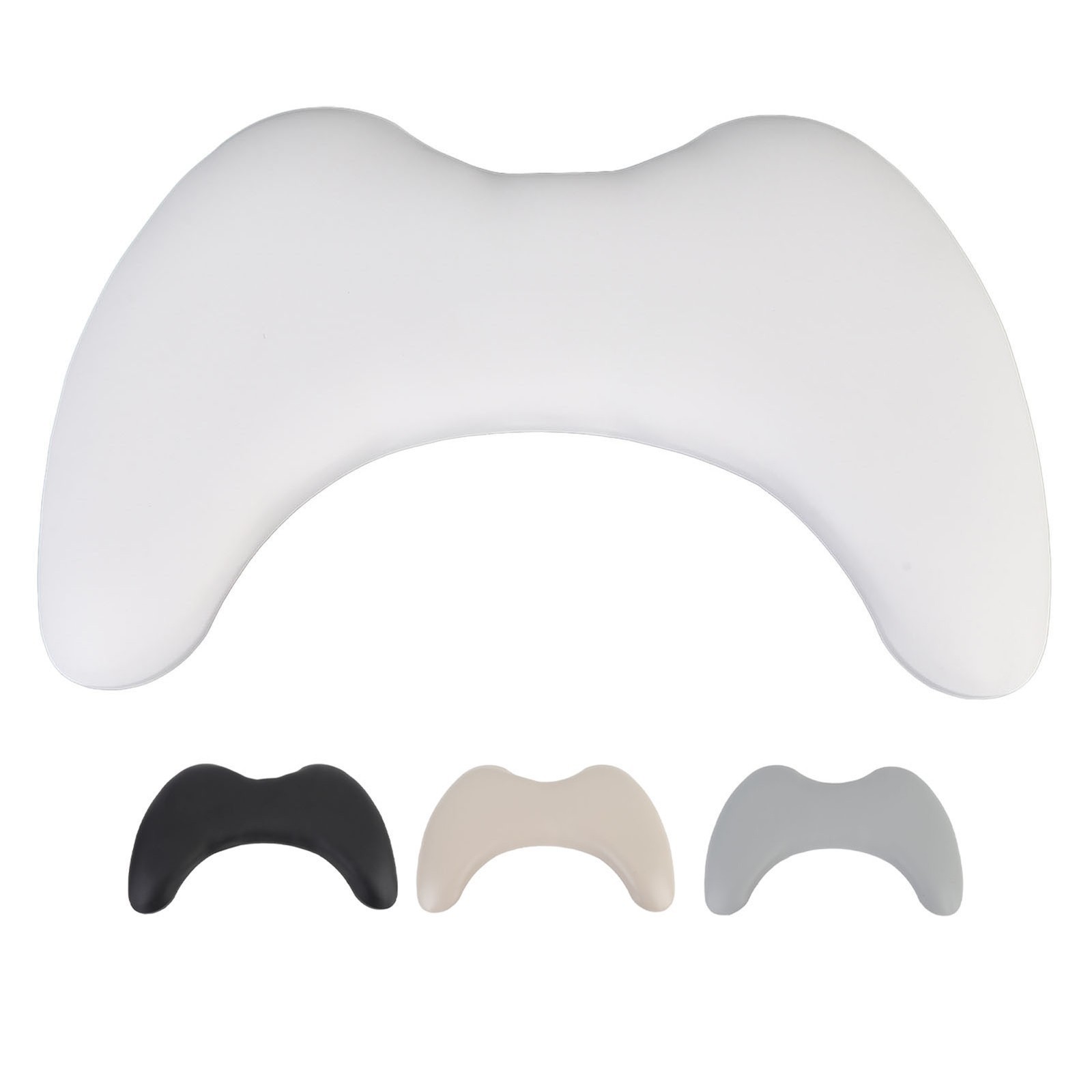 Nails Tech Arm Rest Detachable U Shaped Slope Manicure Hand Pillow PU Leather