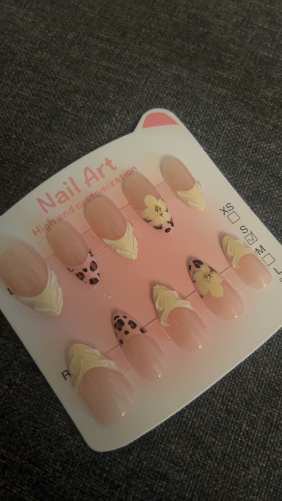 Press-On Nails Short Almond pack of two sets!