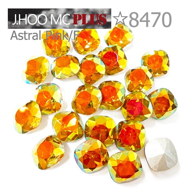 J.HOO Crystal 8470 Cushion V-Cut Fancy Rhinestones 8mm Nail Art (10pcs)