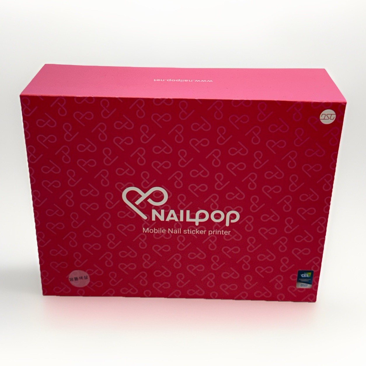 Nailpop Mobile Nail Sticker Printer NP100 Pink Nail Art Machine New