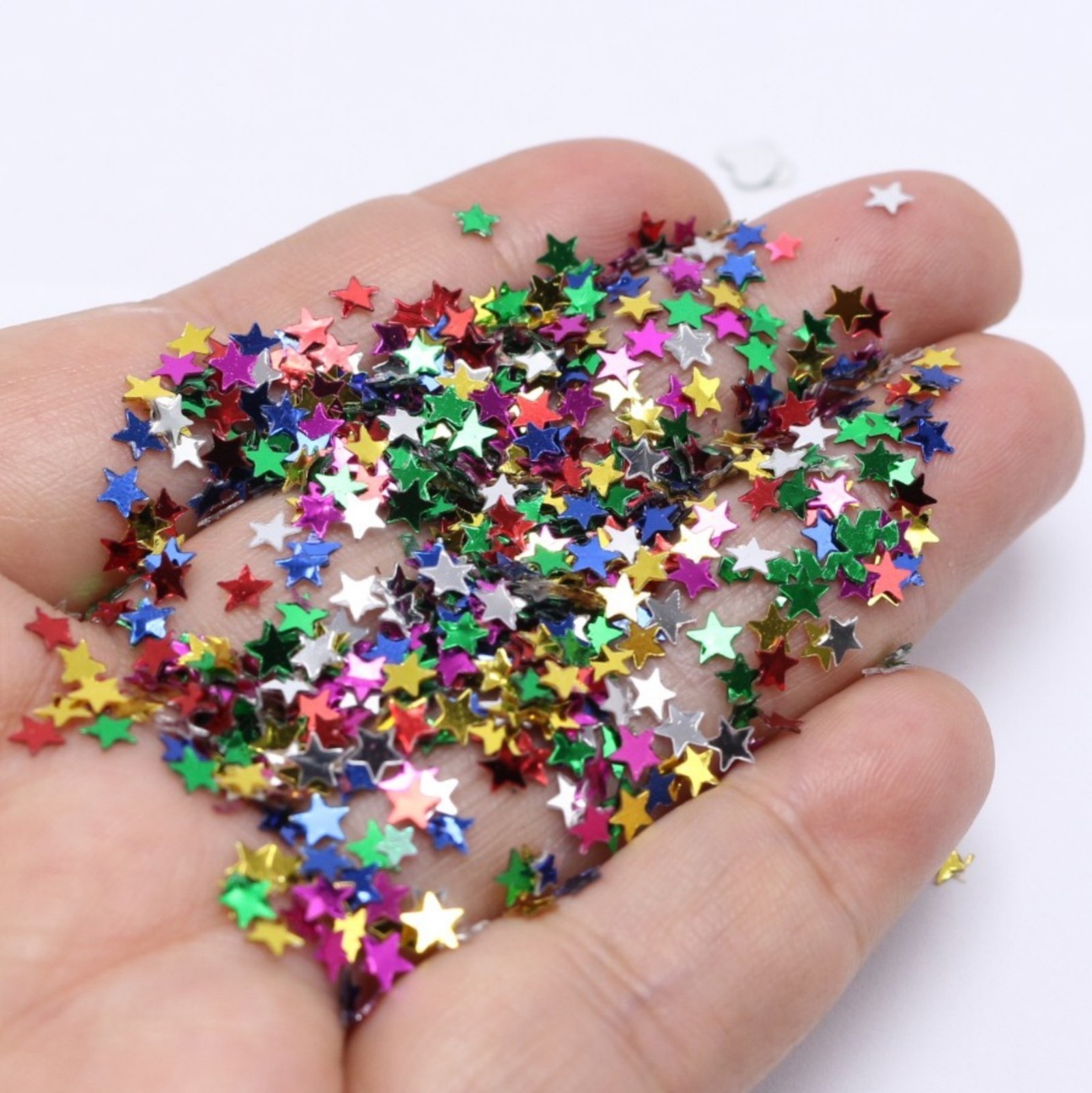 30/60Gram Mixed Metallic Color Sequins Loose Flakes Mini Nail Art Tips Scrapbook