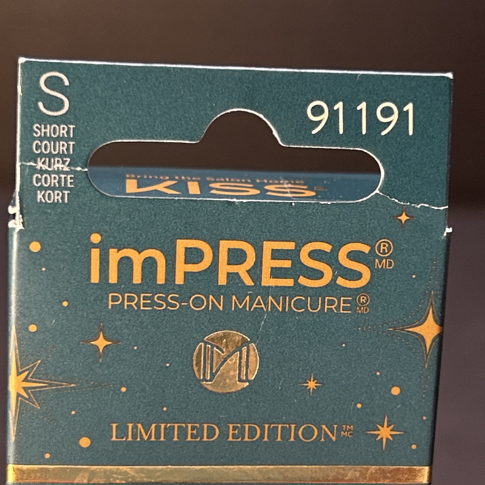 KISS Voguish Fantasy Impress Press On Nails Christmas Holiday Set/2 Pkgs NEW