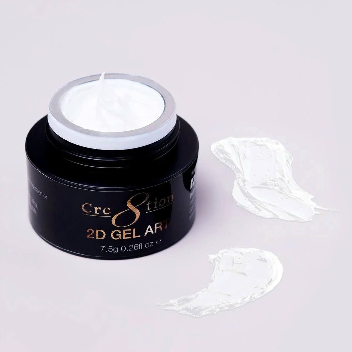 Cre8tion 2D Gel Art 0.26 oz Oil Painting Texture – White