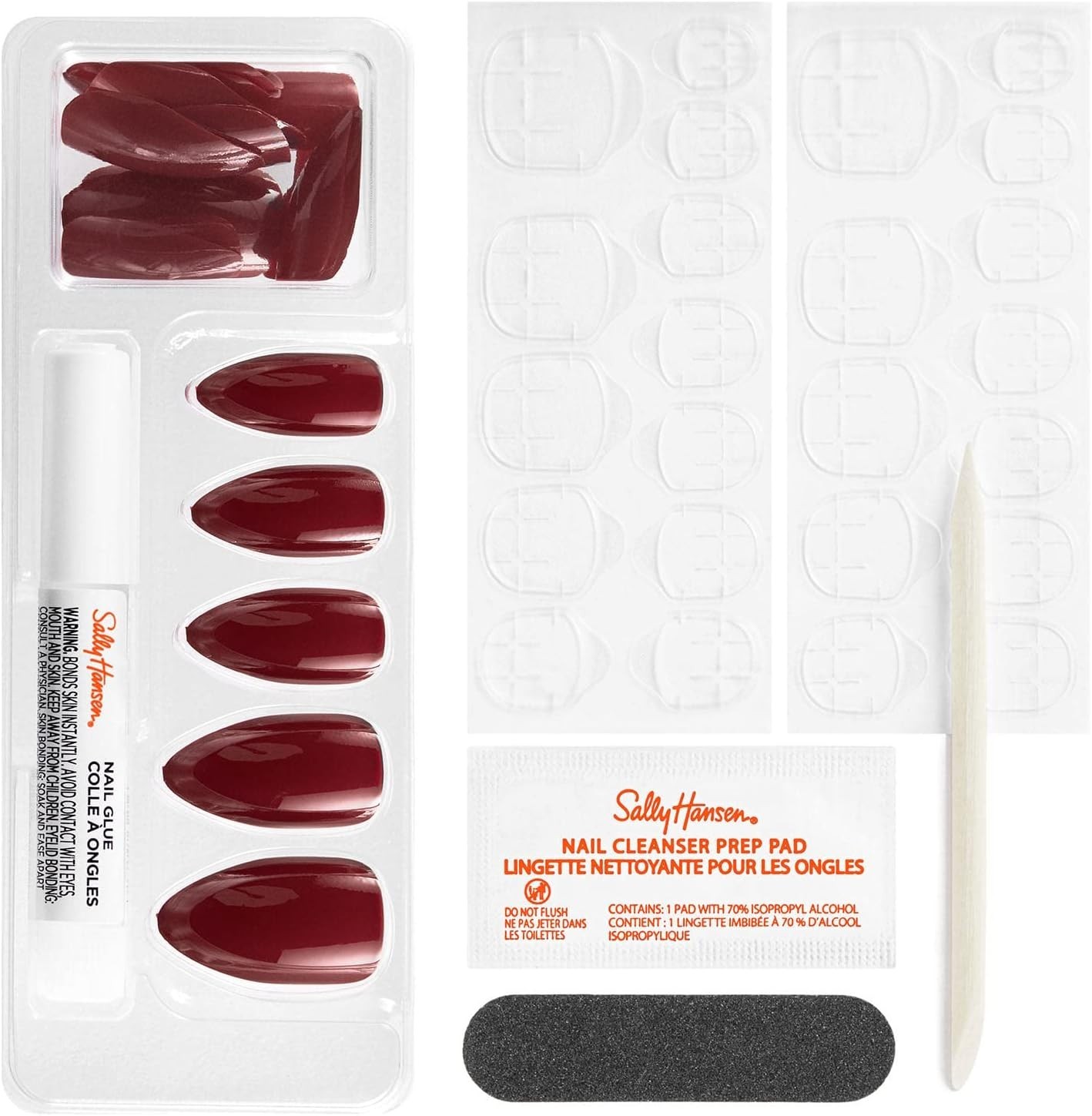 Sally Hansen Salon Effects Perfect Manicure Press on Nails Kit AL221 Cinna-Snap