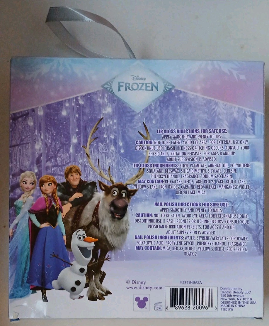 Disney Frozen Lip Gloss and Nail Polish 10 Piece Set Brand New