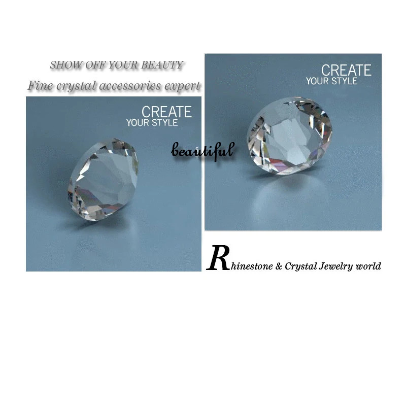 2025 Top quality SS3-SS50 Clear Crystal White 3D Nail Art Decoration rhinestones