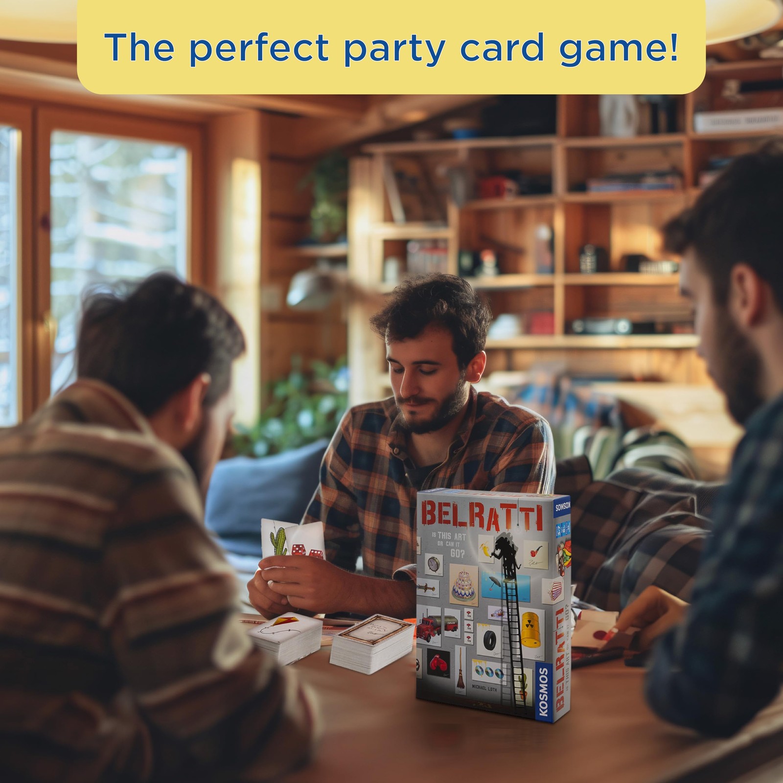 Belratti | Party Game | Family | 3-7 5.1 x 7.1 x 1.7 inches, Multicolor
