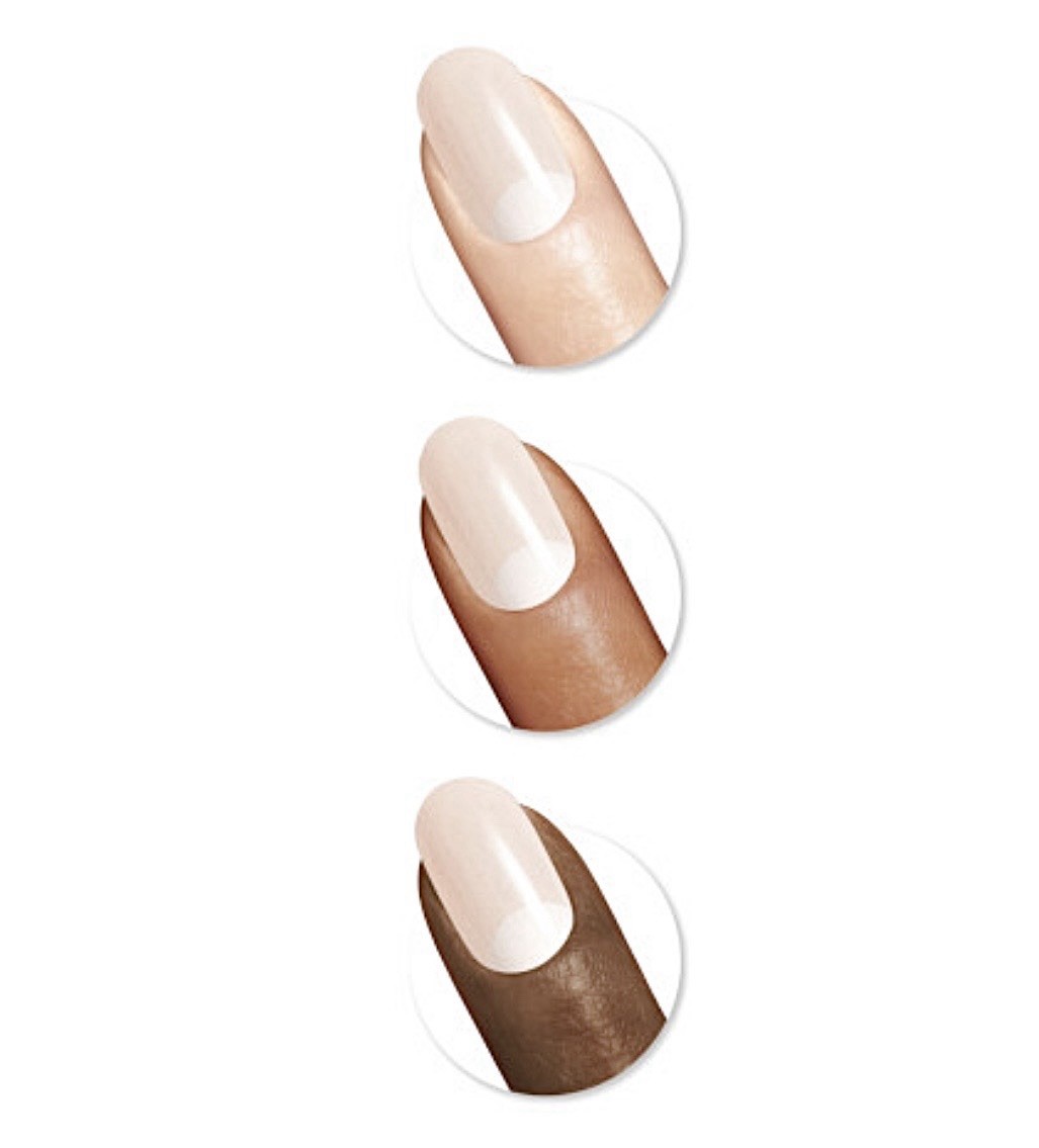 2pk Sally Hansen Salon Effects Perfect Manicure Medium Oval/Moon-ami OV161 NEW