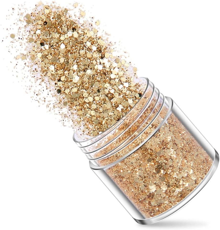 Holographic Nail Art Glitters Gold Silver Nail Sequins 3D Laser Acrylic Nails Po