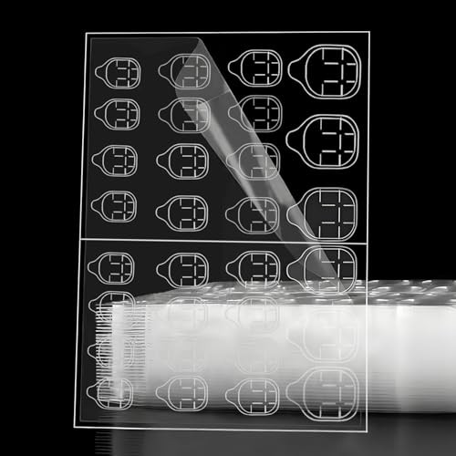 10 Sheets Nail Adhesive Tabs Pcs Clear Nail Stickers for Press Ons, 15 300