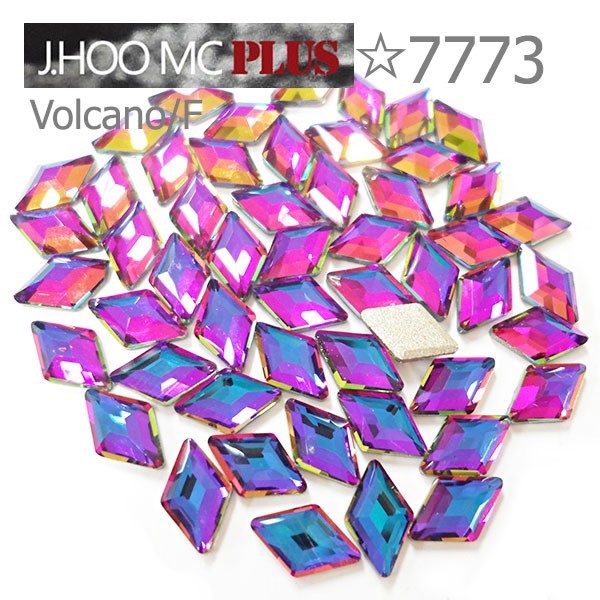 J.HOO Crystal 7773 Diamond Shape Flat Back Rhinestones 9.9×5.9mm Nail Art (8pc)