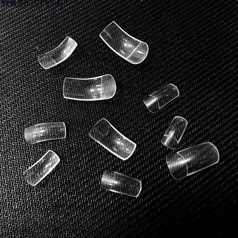 Extra-curve Hawk Nail Tips – Acrylic Half Cover Nails Manicure Accessorie