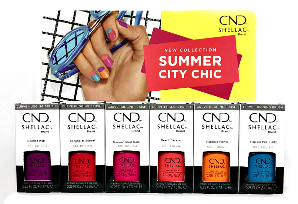 Cnd Shellac Gel Polish – CITY CHIC Resort Summer 2021 – 0.25oz/7.3ml Pick Any