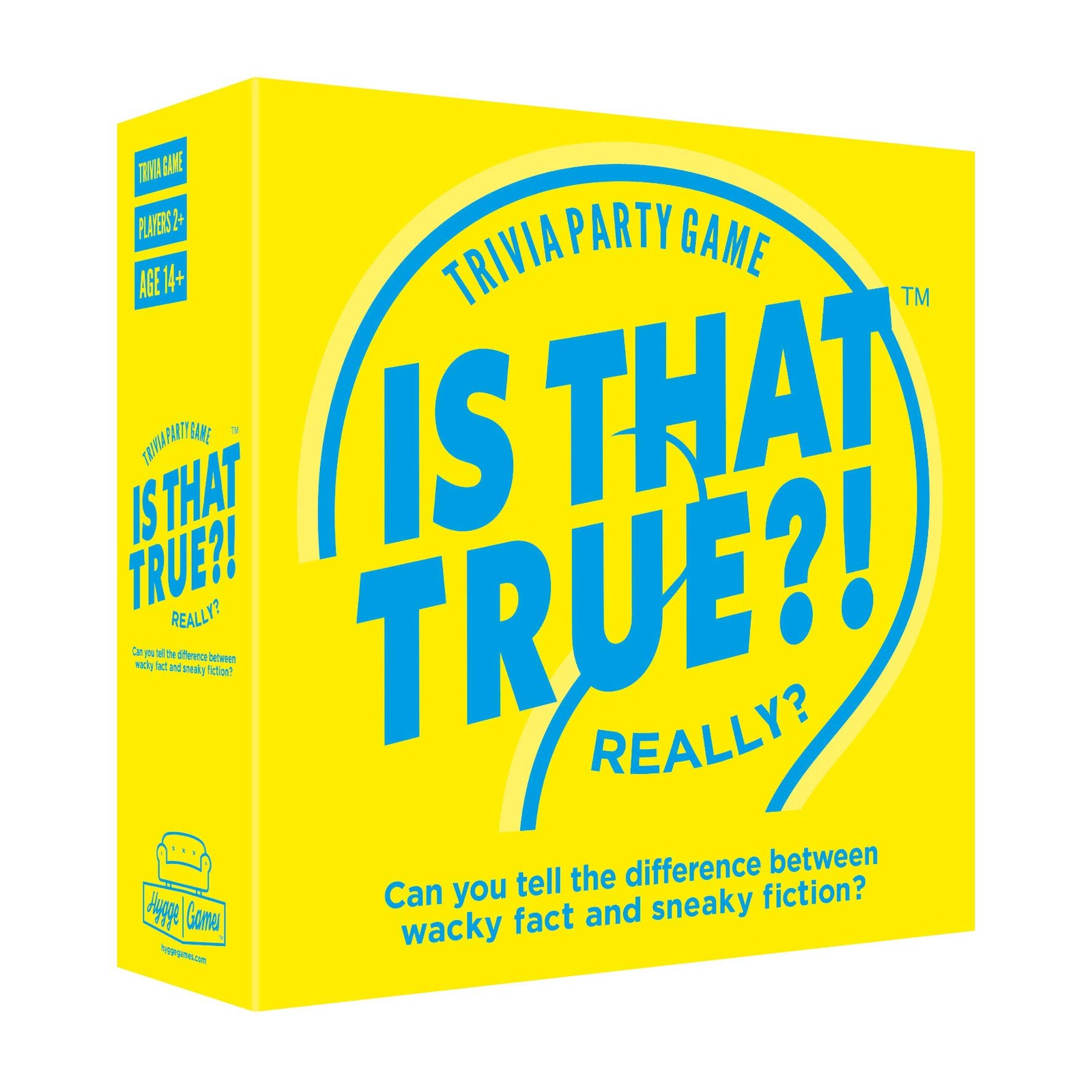 Hygge Games, is That True?! – Can You Tell The 5.7×5.7×1.8 inches, Yellow