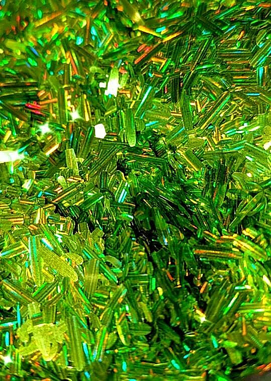 CACTUS SHAPE GLITTER /Lazer Holographic~Nail•Acrylic•Gel•Body Art•Face•Festival