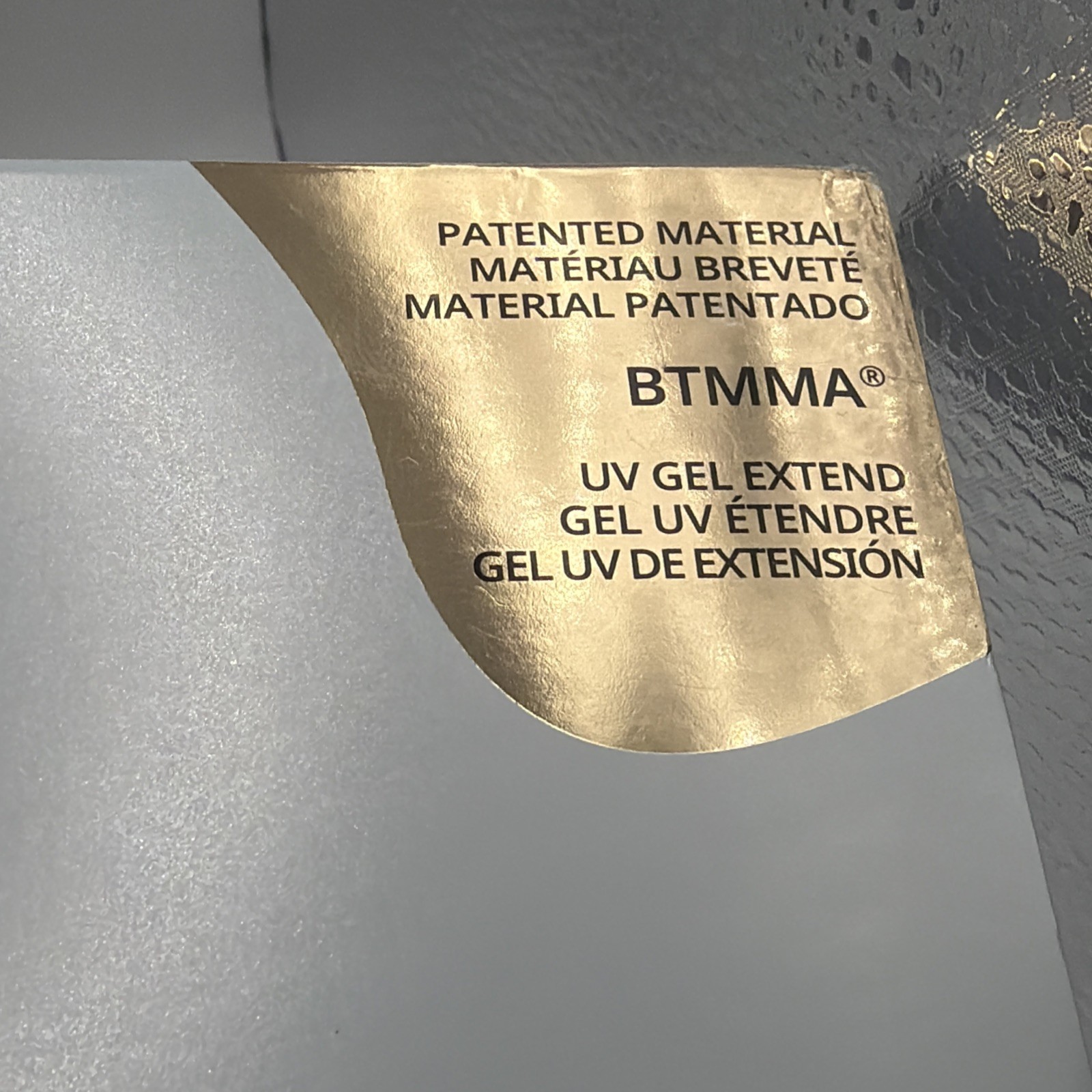 X Coat Tips Patented Material BTMMA Uv Gel Extend K