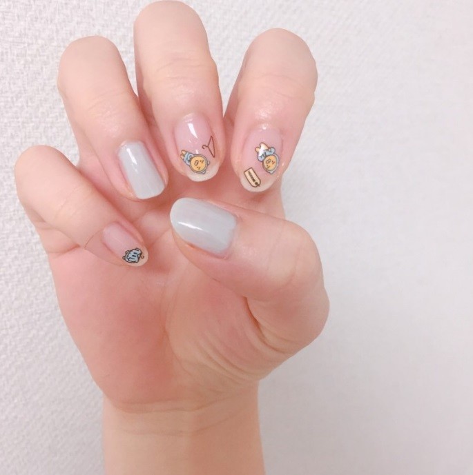 [THE FACE SHOP] Trendy Nails Art Sticker 1ea Limited Edition HOODIE RYAN Charac