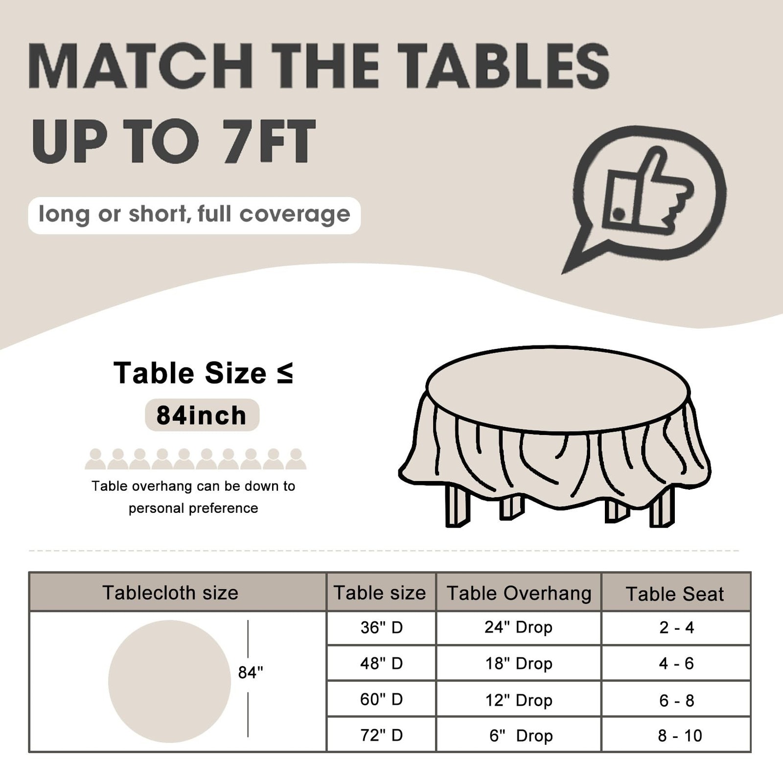 D&Z Plastic Table Cloth Disposable, 12 Pack Pink Round Tablecloth Individuall…