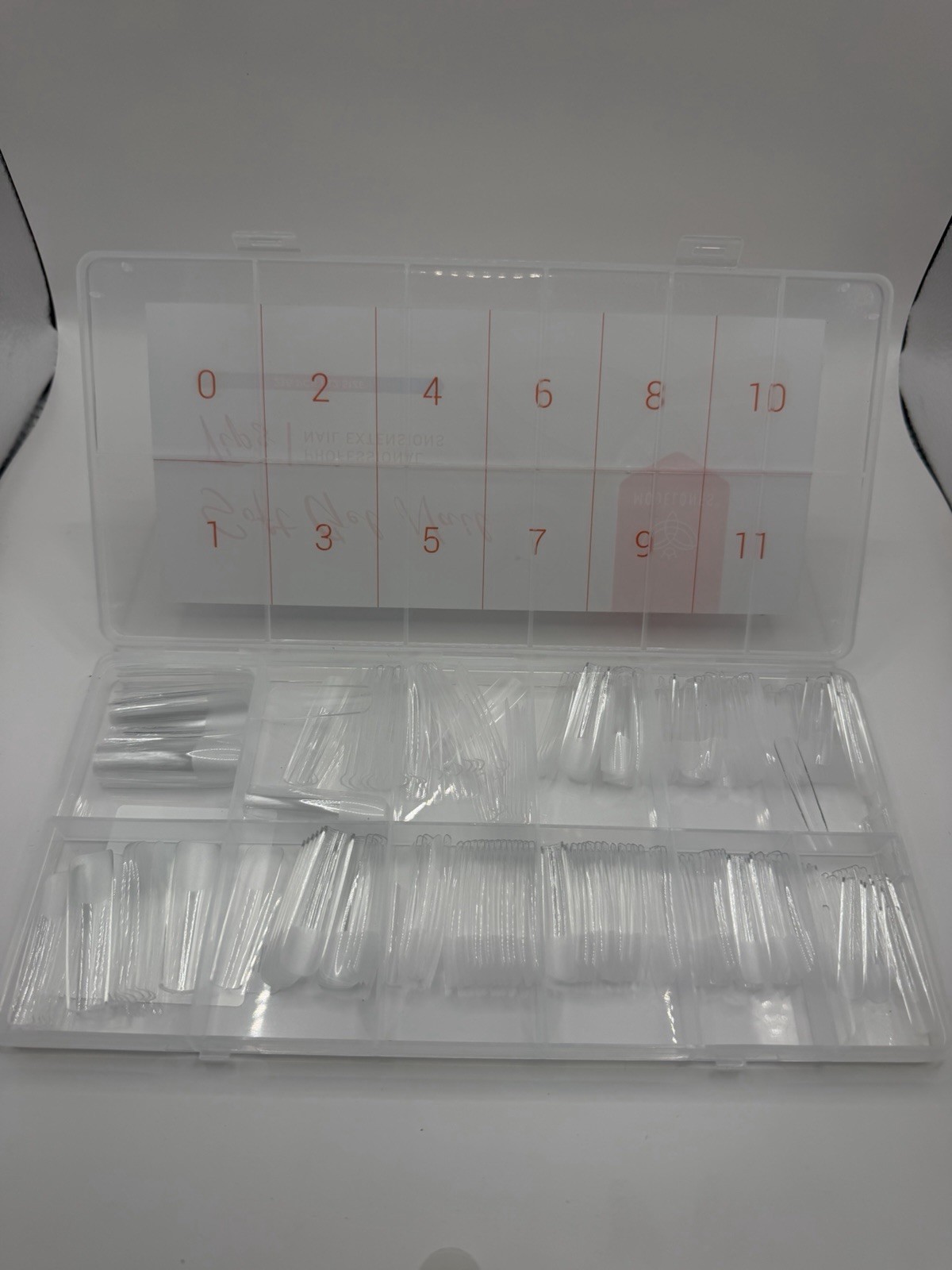 Modelones Soft Gel Nail Tips NEW (216Pc. 12 Size ) Long Square Nail. O￼