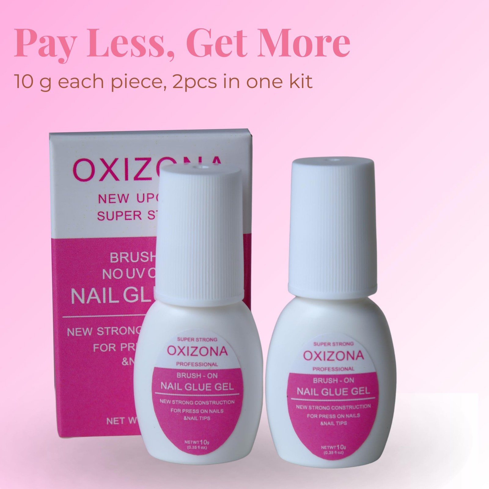 Super Strong Nail Glue for Acrylic Nails Press on Nails Professional Nail Glu…